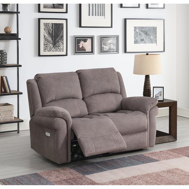 Maliyani 2 Seater Electric Recliner Ebern Designs Upholstery Colour: Clay on Productcaster.