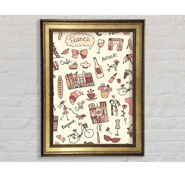 Things To Do In The City - Single Picture Frame Art Prints Bright Star Size: 21cm H x 29.7cm W on Productcaster.