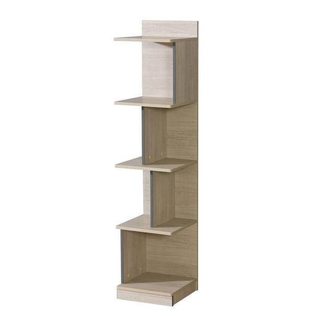 Edmunda Bookcase 17 Stories Colour: Oak Santana on Productcaster.