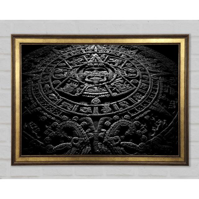 Azteken-Kalender - Drucken Bloomsbury Market Größe: 59,7 cm H x 84,1 cm B x 1,5 cm T on Productcaster.