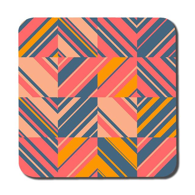 Striped Bright Coaster (Set of 6) Corrigan Studio on Productcaster.