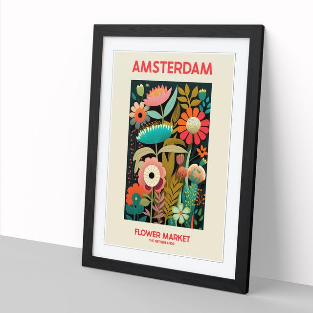 Amsterdam Flower Market Exhibition 14 Happy Larry Size: 64cm H x 46cm W x 2cm D on Productcaster.