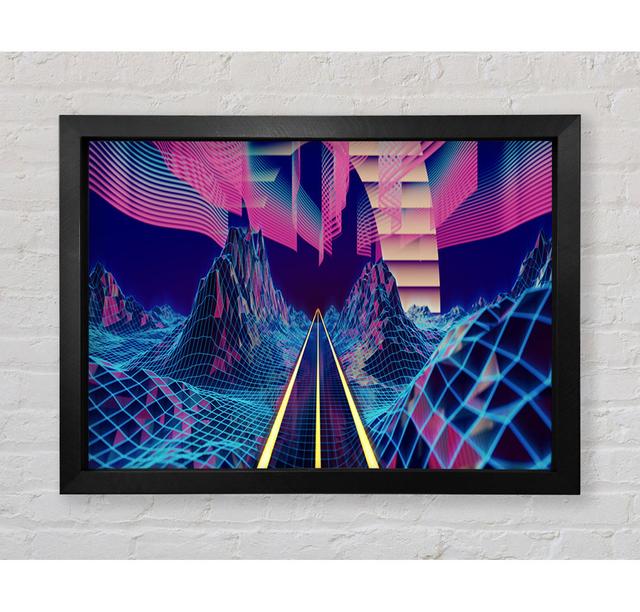 Road To The Future Framed Print Ivy Bronx Size: 42cm H x 59.7cm W on Productcaster.