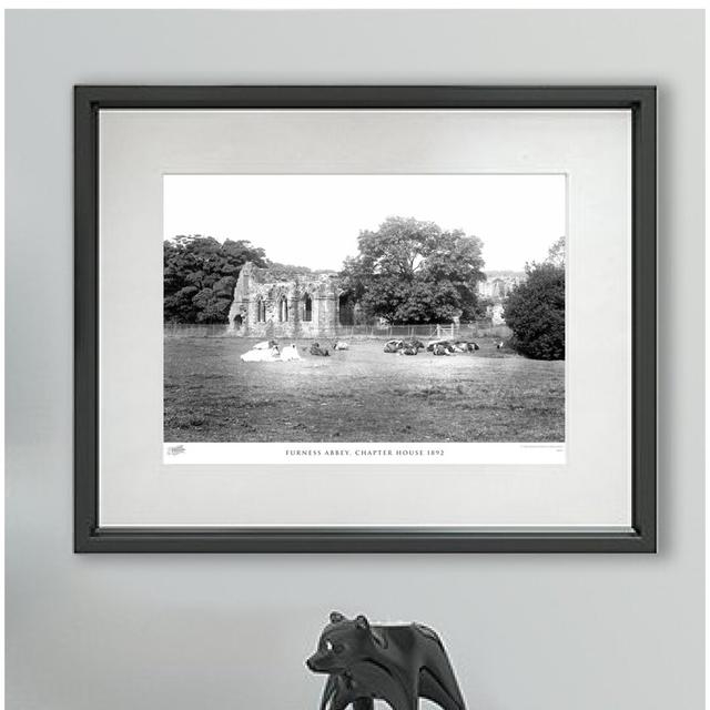 'Furness Abbey, Chapter House 1892' by Francis Frith - Picture Frame Photograph Print on Paper The Francis Frith Collection Size: 40cm H x 50cm W x 2. on Productcaster.