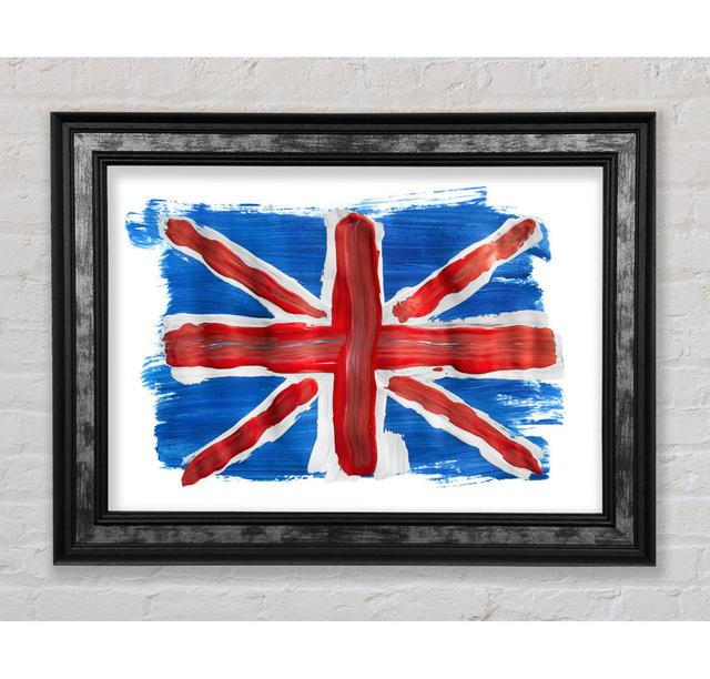 Union Jack Gemälde - Einzelner Bilderrahmen Kunstdrucke Bright Star Größe: 29,7 cm H x 42 cm B x 8 cm T on Productcaster.