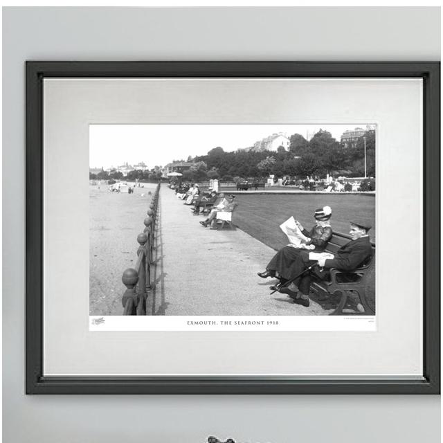 'Exmouth, the Seafront 1918' - Picture Frame Photograph Print on Paper The Francis Frith Collection Size: 45cm H x 60cm W x 2.3cm D on Productcaster.