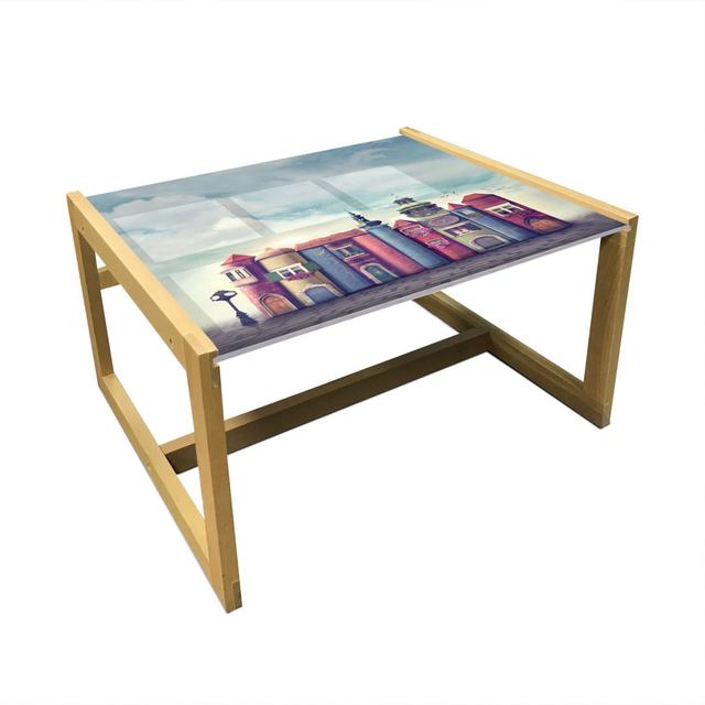 Janais Trestle Coffee Table East Urban Home Size: 40cm H x 74cm W x 62cm D on Productcaster.