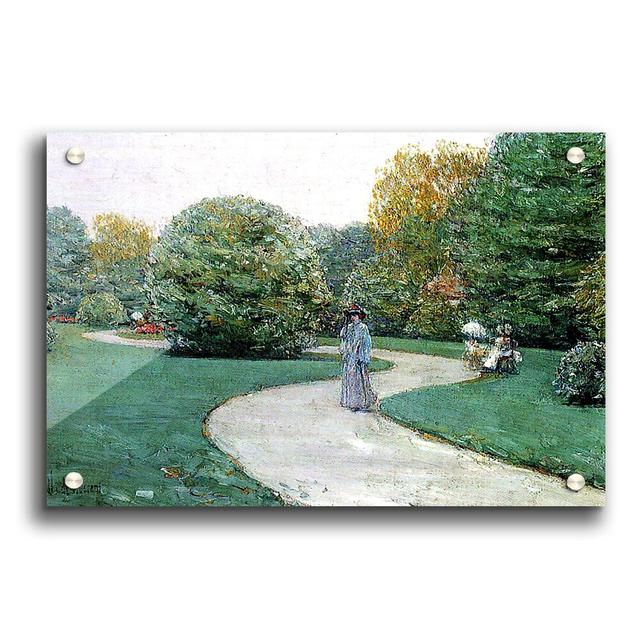 Parc Moneceaux, Paris by Childe Hassam - Painting Print on Paper East Urban Home Size: 21cm H x 29.7cm W on Productcaster.