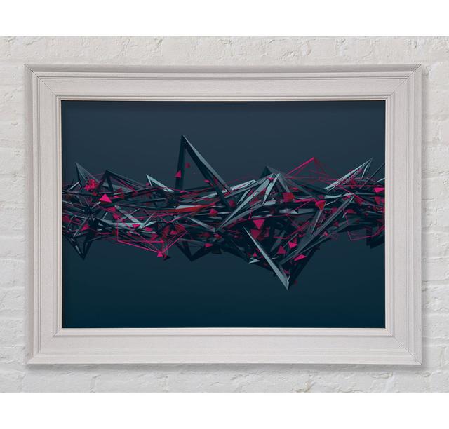 Sharp Spikes Of Shape - Single Picture Frame Art Prints Ebern Designs Size: 59.7cm H x 84.1cm W x 8cm on Productcaster.