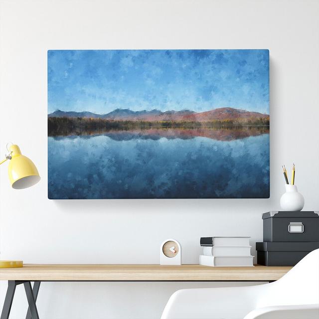 Lake Jerico In New Hampshire - Wrapped Canvas Print East Urban Home Size: 50cm H x 76cm W x 3cm D on Productcaster.