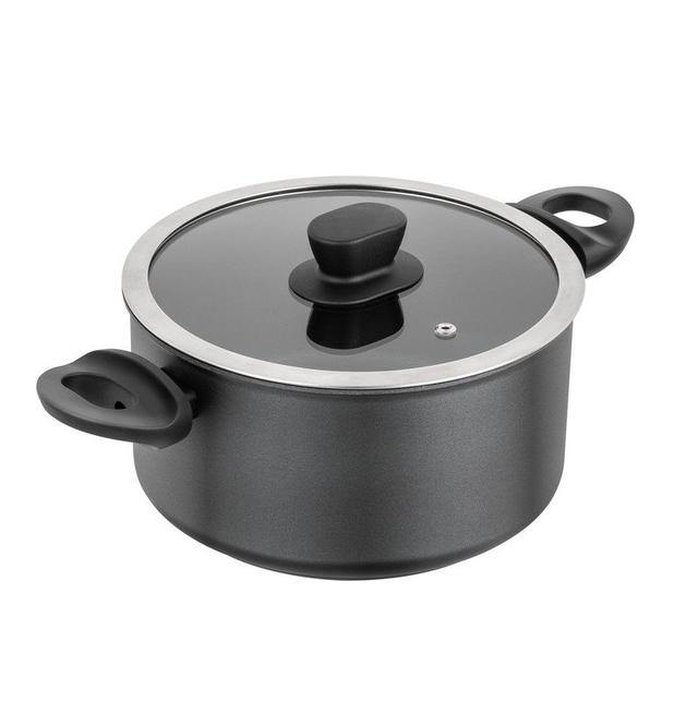 Kuhn Rikon New Life Swiss Made Recycled Aluminium Induction Safe Casserole Pot Kuhn Rikon Size: 18cm, Capacity: 2L on Productcaster.