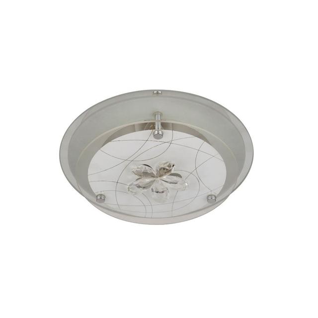 Raju Glass Flush Mount Fairmont Park on Productcaster.