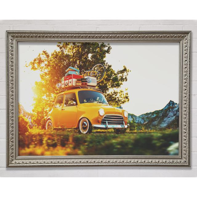 The Roadtrip Mini Framed Print Bright Star Size: 100cm H x 141.4cm W x 3cm D on Productcaster.