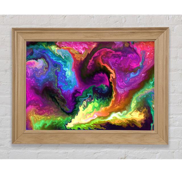 The Vivid Universe Explosion - Single Picture Frame Art Prints Bright Star Size: 100cm H x 141.4cm W on Productcaster.