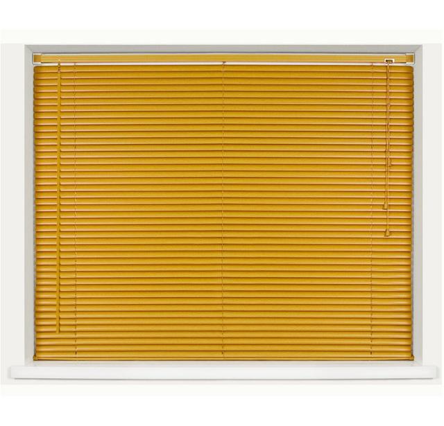 PVC Wood Effect Venetian Blind Symple Stuff Finish: Teak, Size: 150 cm L x 45 cm W on Productcaster.