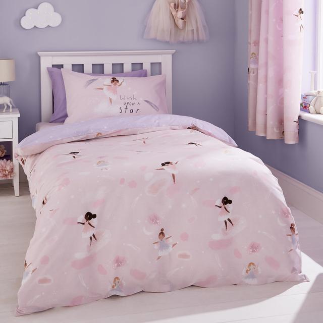 Dancing Fairies Duvet Cover Set Catherine Lansfield Size: Double - 2 Pillowcase on Productcaster.