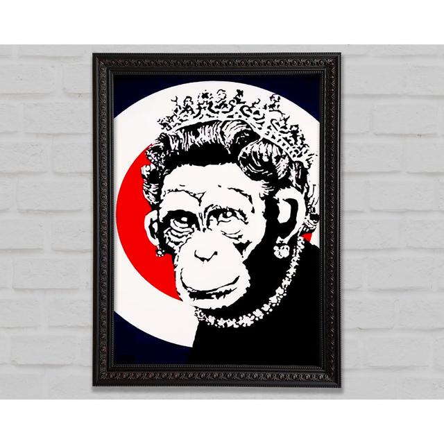 Queen Chimp - Print Bright Star Size: 118.9cm H x 84.1cm W x 3cm D on Productcaster.