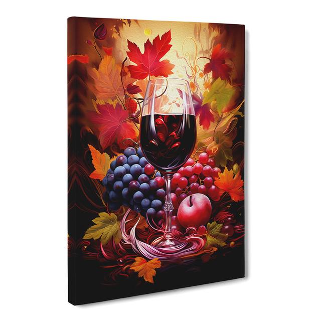 Wine Digital - No Frame Art Prints Astoria Grand Size: 60cm H x 40cm W x 3cm D on Productcaster.