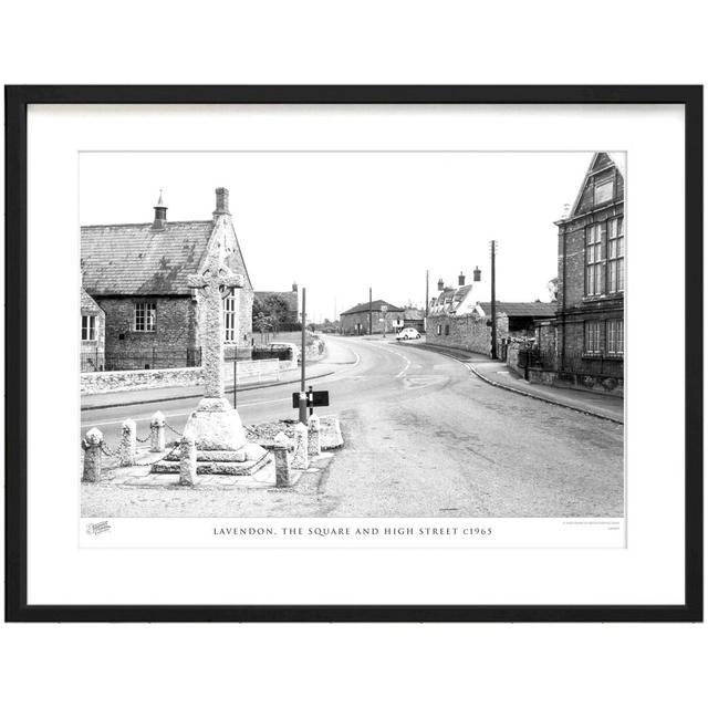 Lavendon, The Square And High Street C1965 by Francis Frith - Single Picture Frame Print The Francis Frith Collection Size: 45cm H x 60cm W x 2.3cm D on Productcaster.