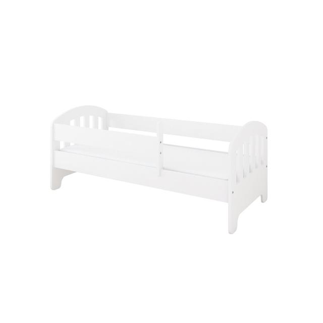 Giard Bed Frame Mack + Milo Colour (Bed Frame): White, Colour (Fabric/Accessory): European Toddler (80 x 160 cm), Size: European Toddler (80 x 160 cm) on Productcaster.