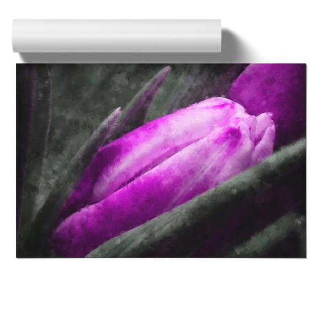 Purple Tulip Flowers Vol.2 - Unframed Graphic Art East Urban Home Size: 21cm H x 30cm W x 0.1cm D on Productcaster.