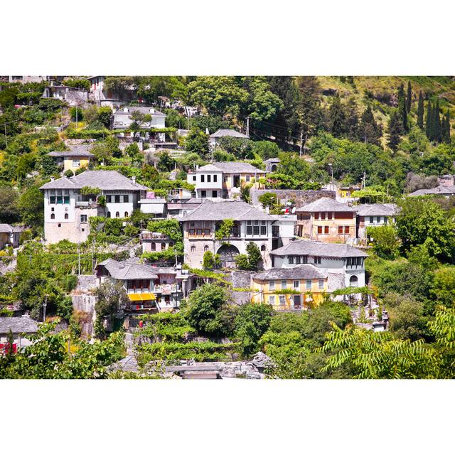 Traditional House in Gjirokaster - Wrapped Canvas Photograph 17 Stories Size: 61cm H x 91cm W on Productcaster.