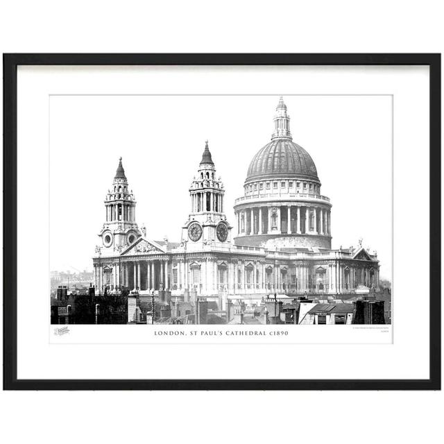 London, St Paul's Cathedral C1890 by Francis Frith - Single Picture Frame Print The Francis Frith Collection Size: 40cm H x 50cm W x 2.3cm D on Productcaster.