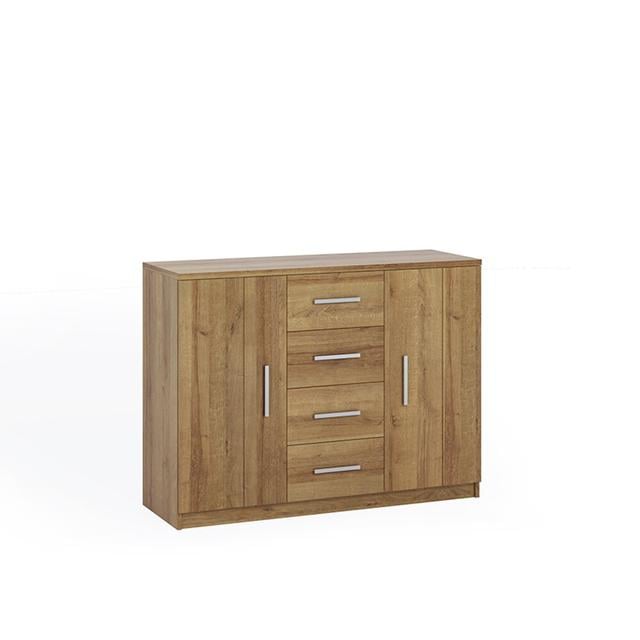 4 Drawer Combi Chest PawelMalys Colour: Golden Oak on Productcaster.