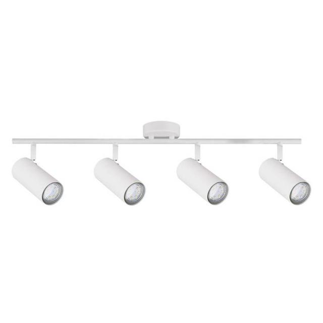 COLLY Ceiling Lamp Brass 4X15W GU10 Brass Lampshade Metro Lane Fixture Finish: White on Productcaster.