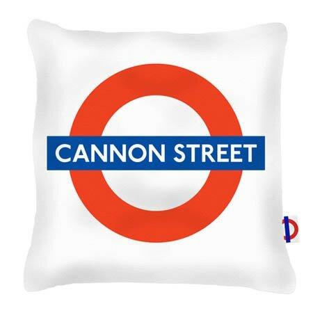 Cannon Street Tube Station London Transport Cushion London Transport on Productcaster.