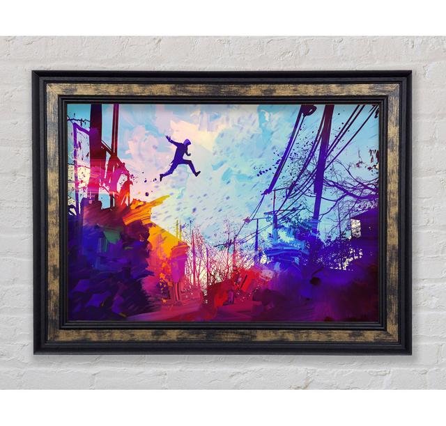 Base Jumper - Single Picture Frame Art Prints Brayden Studio Size: 42cm H x 59.7cm W on Productcaster.