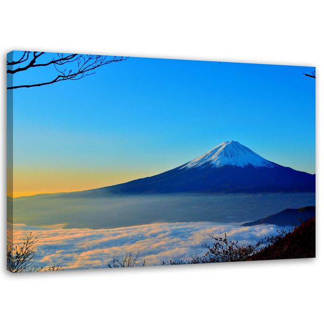 Canvas print, Mount fuji in the blue Union Rustic on Productcaster.