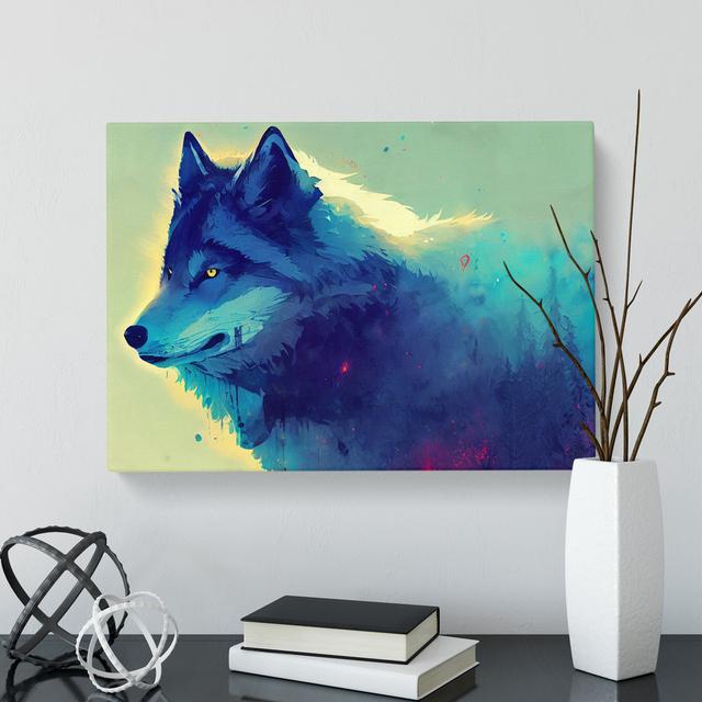 XXX-H1022-WF-10259X Wolf Art Painting Vol.2 - Wrapped Canvas Painting Alpen Home Size: 50cm H x 76cm W x 3cm D on Productcaster.