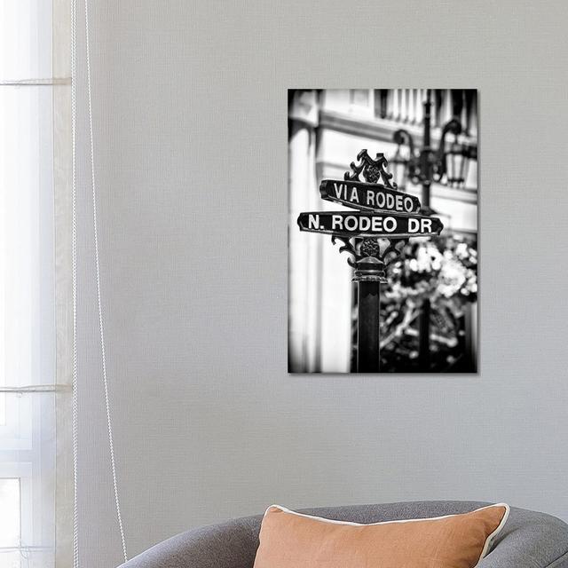 Beverly Hills Rodeo Drive by Philippe Hugonnard - Wrapped Canvas Photograph on Canvas Latitude Run Size: 66.04cm H x 45.72cm W x 3.81cm D on Productcaster.