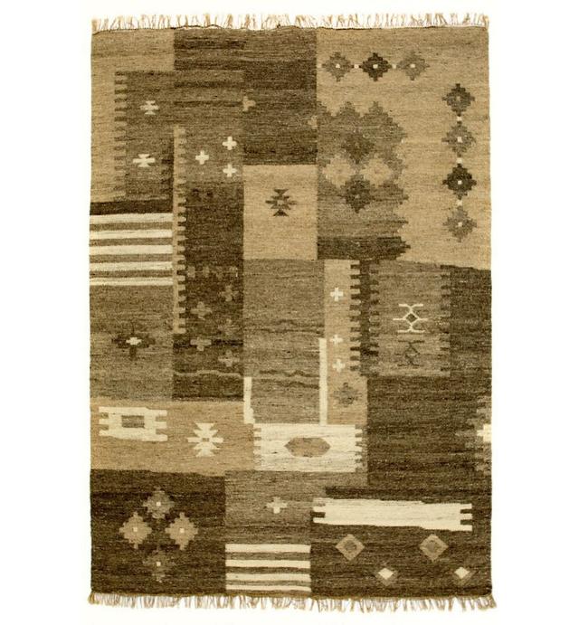 Walden Handmade Kilim Natural Indoor/Outdoor Rug Ebern Designs on Productcaster.