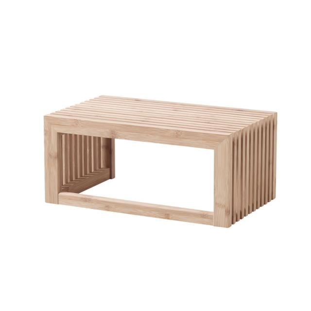 Fink Bamboo Solid Wood Accent Shelf August Grove Size: 20cm H x 45cm W x 27cm D on Productcaster.