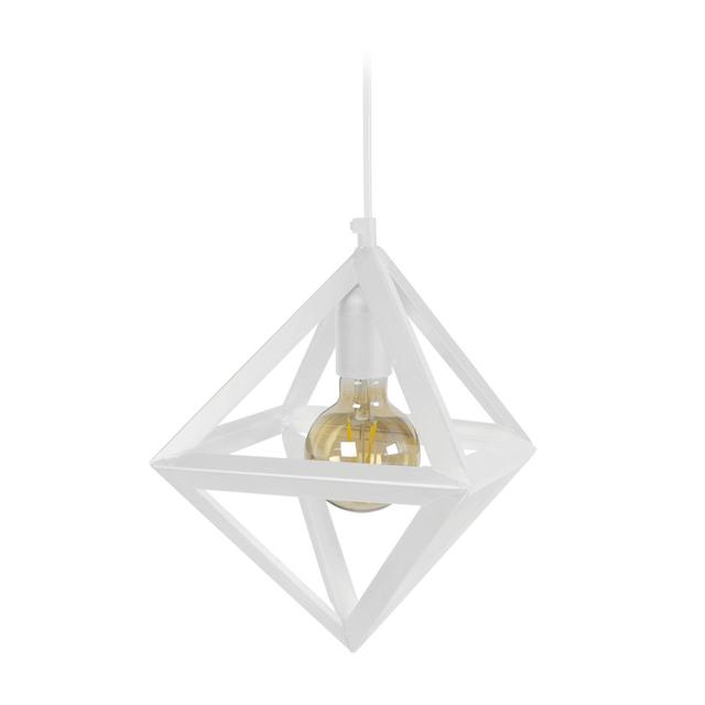 Ferdinand 1 - Light Geometric Pendant Latitude Run Finish: White, Shade Colour: White, Size: 30cm H x 30cm W x 30cm D on Productcaster.