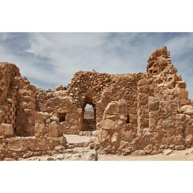 Masada In Israel - Wrapped Canvas Print 17 Stories Size: 61cm H x 91cm W x 3.8cm D on Productcaster.