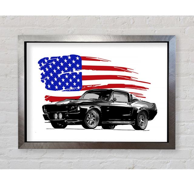 Mustang 15 - Print Ophelia & Co. Size: 42cm H x 59.7cm W x 3.4cm D, Format: Ventura Black Framed Paper on Productcaster.