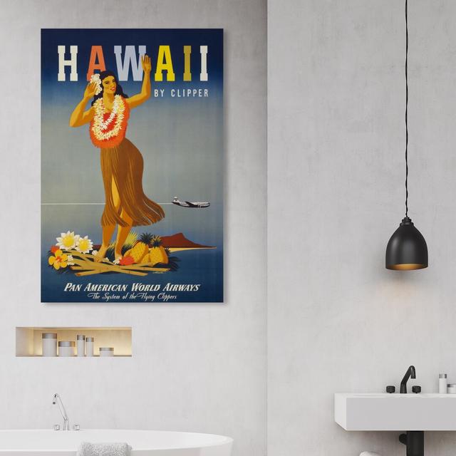 'HawaII' Graphic Art Print on Canvas East Urban Home Size: 91.4 cm H x 61 cm W on Productcaster.