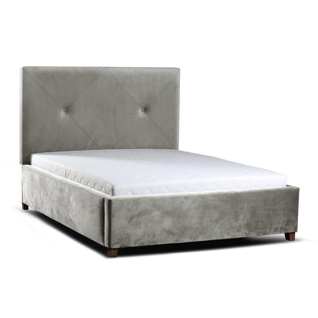 Womack Upholstered Ottoman Bed Canora Grey Size: Super King (6'), Colour: Grey on Productcaster.