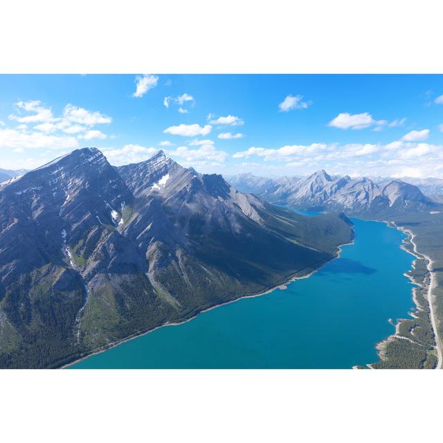 Copemish View From Helicopter by Noblige - Wrapped Canvas Photograph Alpen Home Size: 61cm H x 91cm W x 3.8cm D on Productcaster.