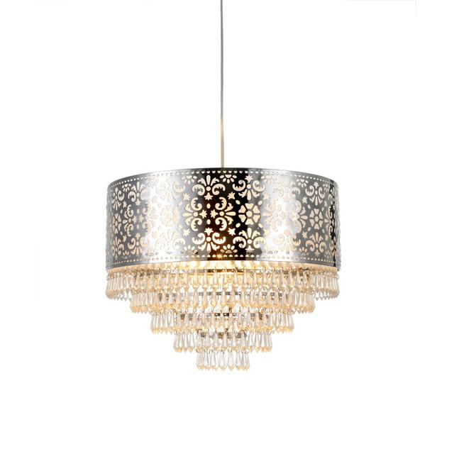 Emily 36cm Metal Drum Pendant Shade Mercer41 on Productcaster.