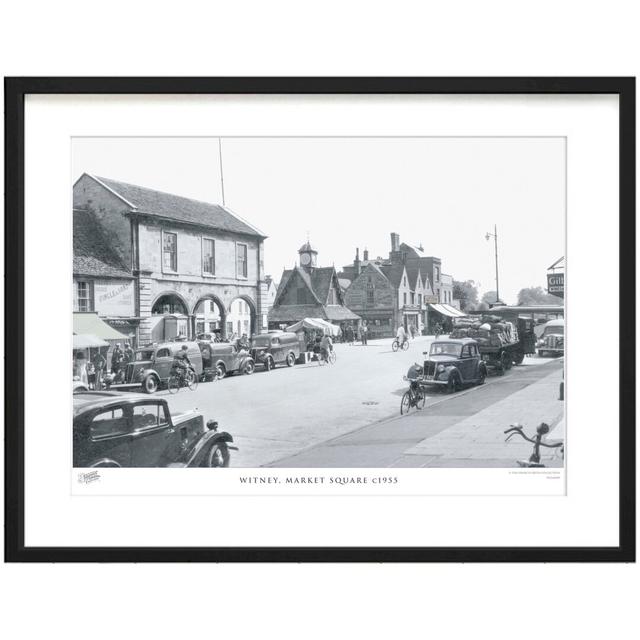 'Witney, Market Square C1955' by Francis Frith - Picture Frame Photograph Print on Paper The Francis Frith Collection Size: 28cm H x 36cm W x 2.3cm D on Productcaster.