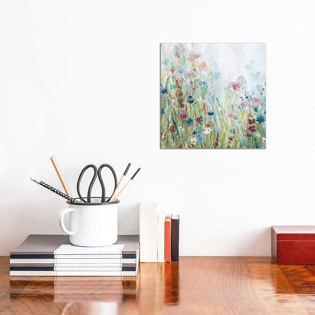 Wildflower Meadow by Carol Robinson - Wrapped Canvas Gallery-Wrapped Canvas Giclée ClassicLiving Size: 30.48cm H x 30.48cm W x 1.905cm D on Productcaster.