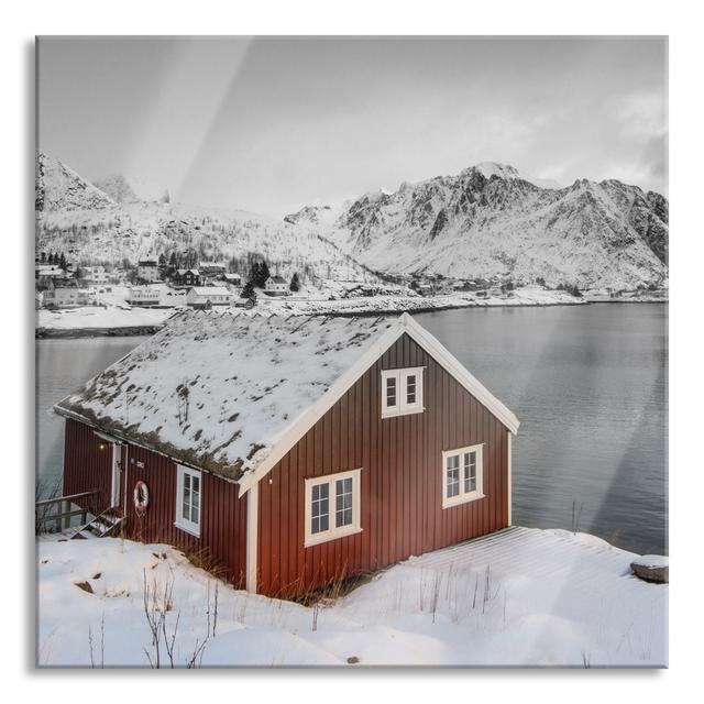 Fisherman'S House - Unframed Photograph on Glass Union Rustic Size: 80cm H x 80cm W x 0.4cm D on Productcaster.