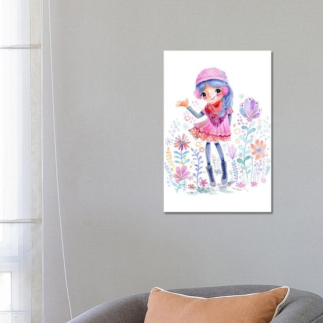 Winter Girlie by Stephanie Corfee - Wrapped Canvas Painting ClassicLiving Size: 66.04cm H x 45.72cm W x 1.91cm D on Productcaster.