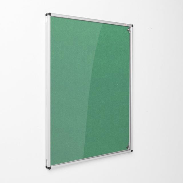 Wall Mounted Bulletin Board Symple Stuff Colour: Green, Size: 120cm H x 120cm W on Productcaster.