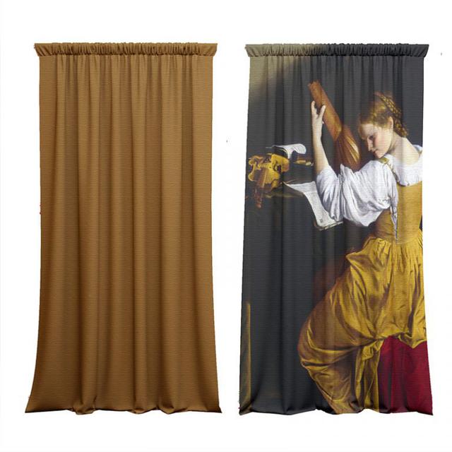 Desirre Velvet Blackout Slot Top Curtain Pair (Set of 2) Rosalind Wheeler Panel Size: 148cm x 200cm on Productcaster.