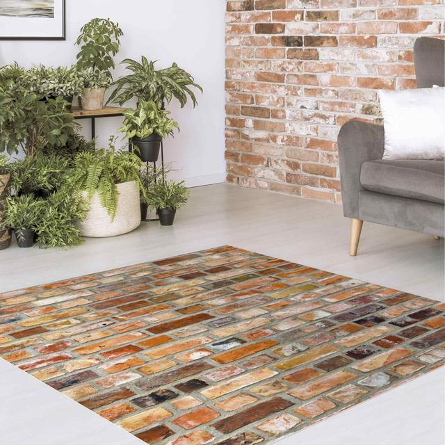 Square Hafida Geometric Machine Woven Area Rug East Urban Home Rug Size: Square 140cm on Productcaster.